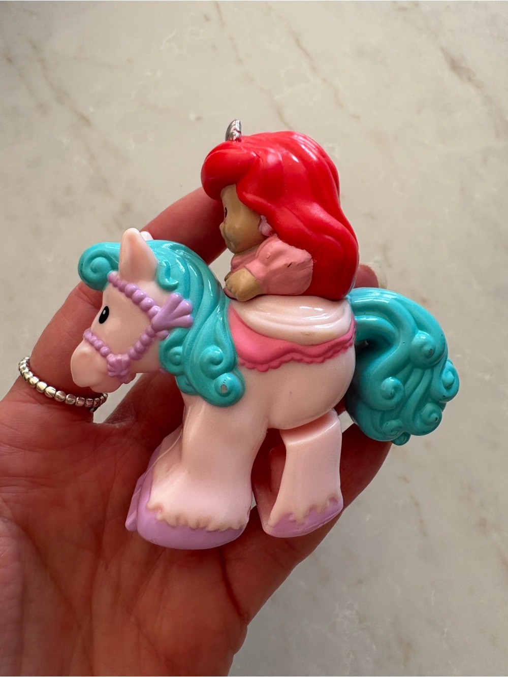 Fisher-Price Klip Klop Little People Ariel Disney Princess Horse Figure